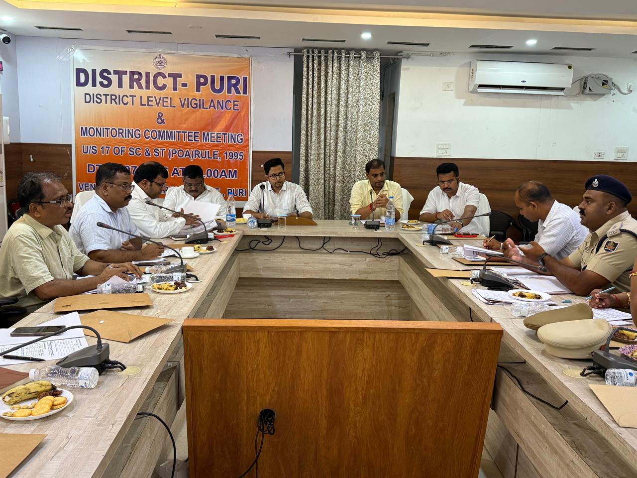 ଜିଲ୍ଲା ସ୍ତରୀୟ ଭିଜିଲାନ୍ସ ଓ ମନିଟରିଂ କମିଟି ବୈଠକ ଅନୁଷ୍ଠିତ।