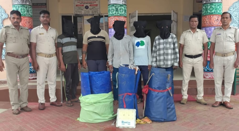 ଟେଣ୍ଟ ହାଉସରୁ ଚୋରି, ୫ଗିରଫ 