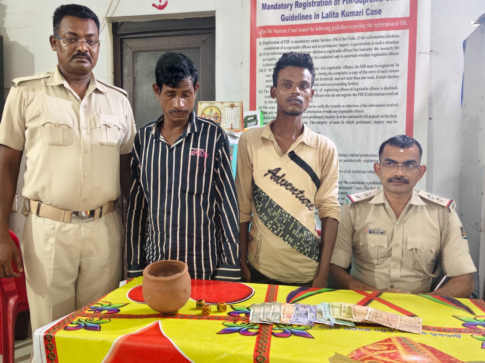 ସଦର ଥାନା ପୁଲିସର ଜୁଆ ଆଡ୍ଡା ଉପରେ ଚଢ଼ାଉ, ଦୁଇ ଅଟକ