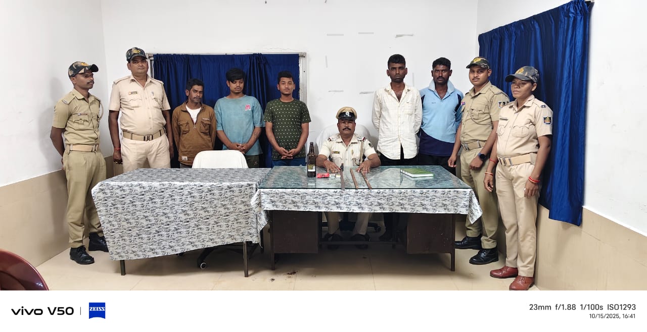 ଡକାୟତି ଉଦ୍ୟମ  ୫ ଗିରଫ