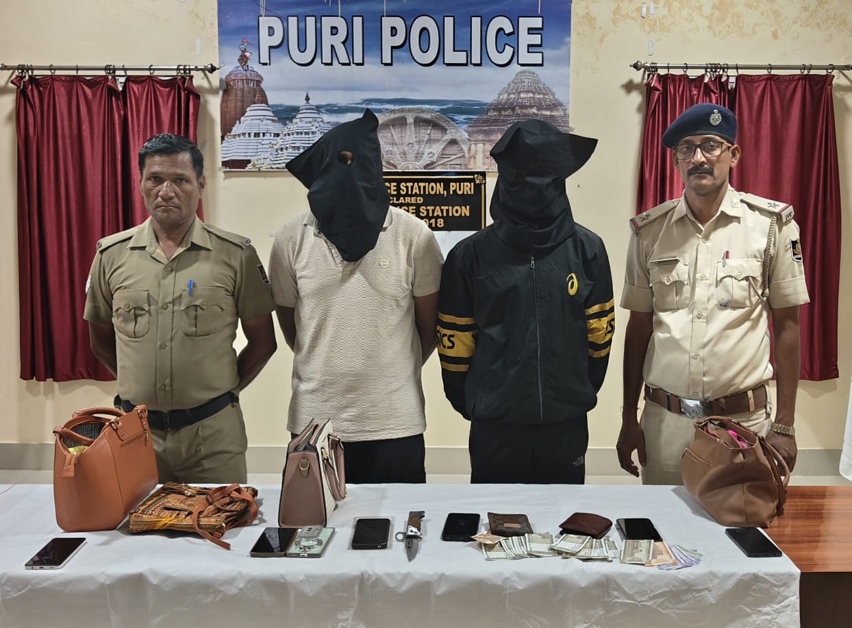 ଛିନ୍ତାଇ କରି ଦୁଇ ସେବାୟତ ଗିରଫ