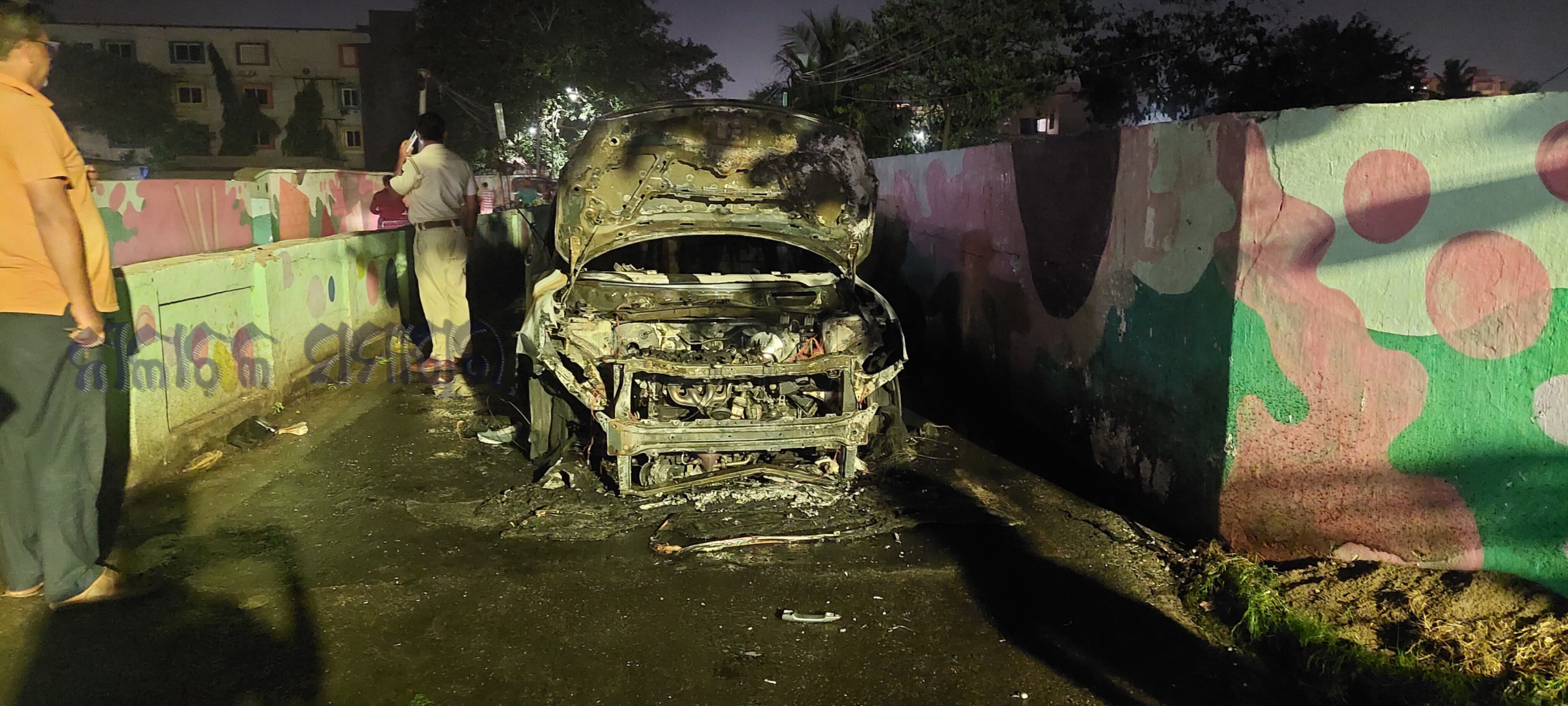 ବାଙ୍କୀମୁହାଣ ବ୍ରିଜରେ ଭୟଙ୍କର ଅଗ୍ନିକାଣ୍ଡ । 